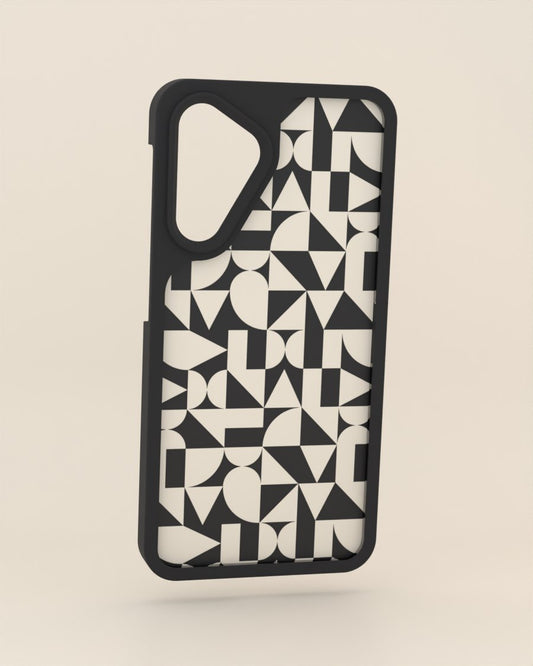 Mosaico abstracto: funda + tapa