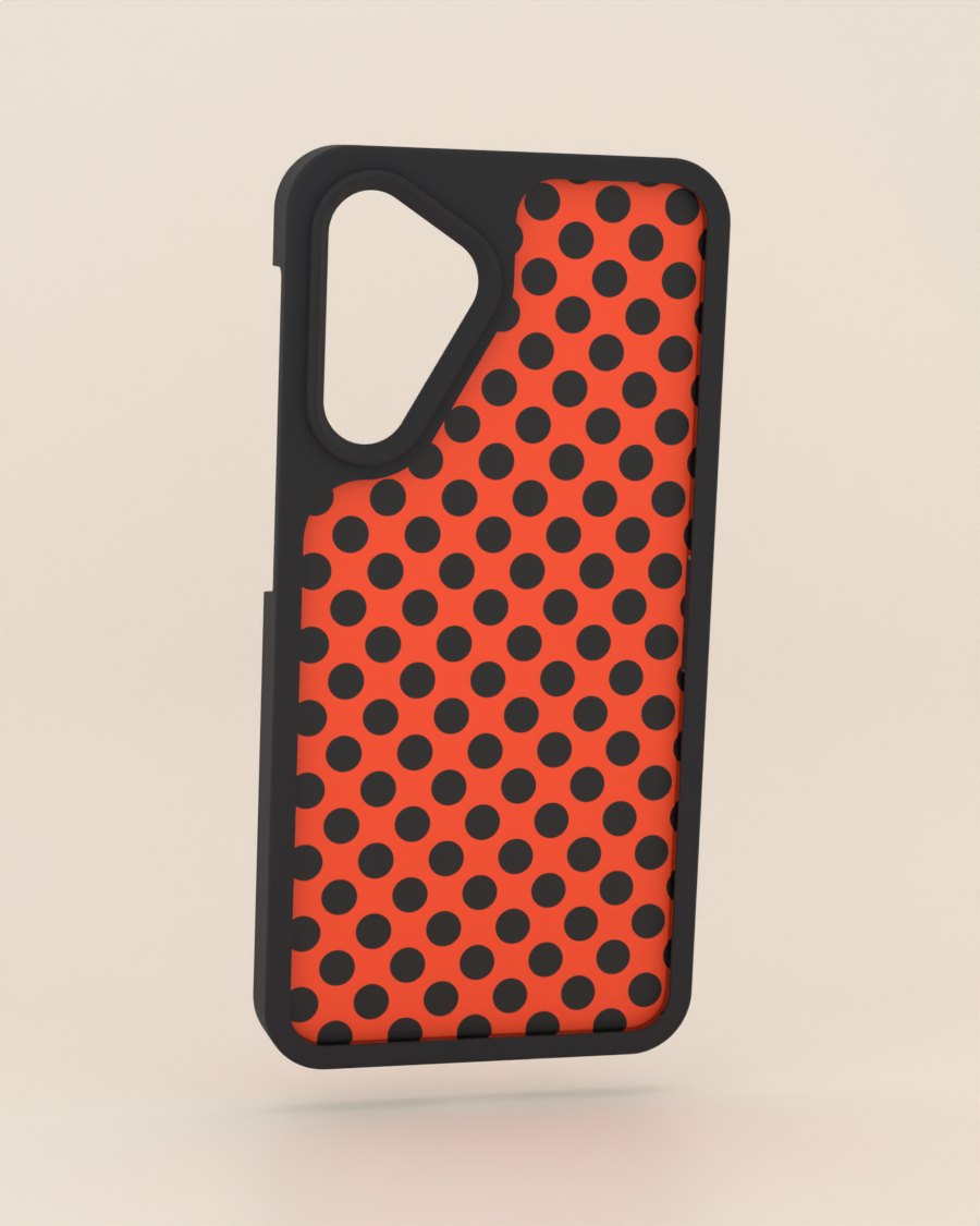 Lunares grandes: funda + tapa