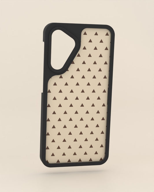 Confeti de triángulos: funda + tapa