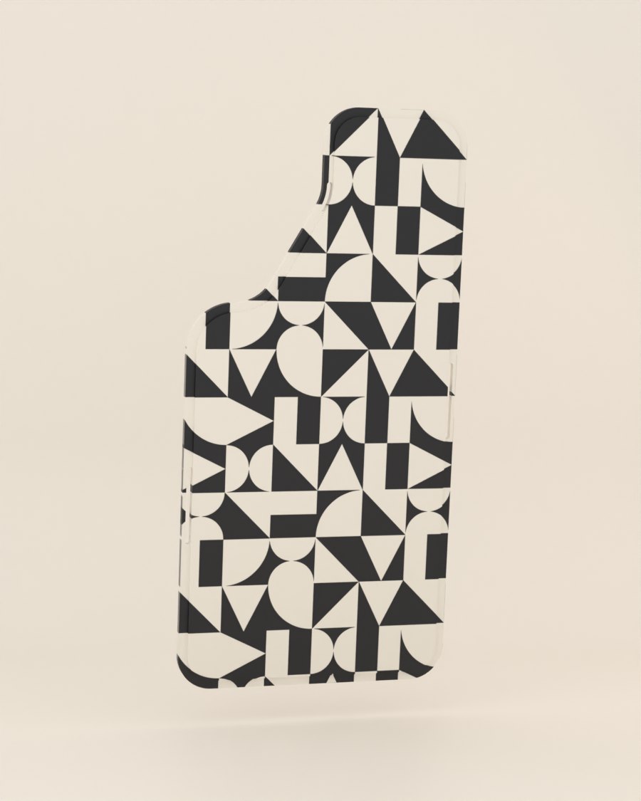 Mosaico abstracto: solo la tapa